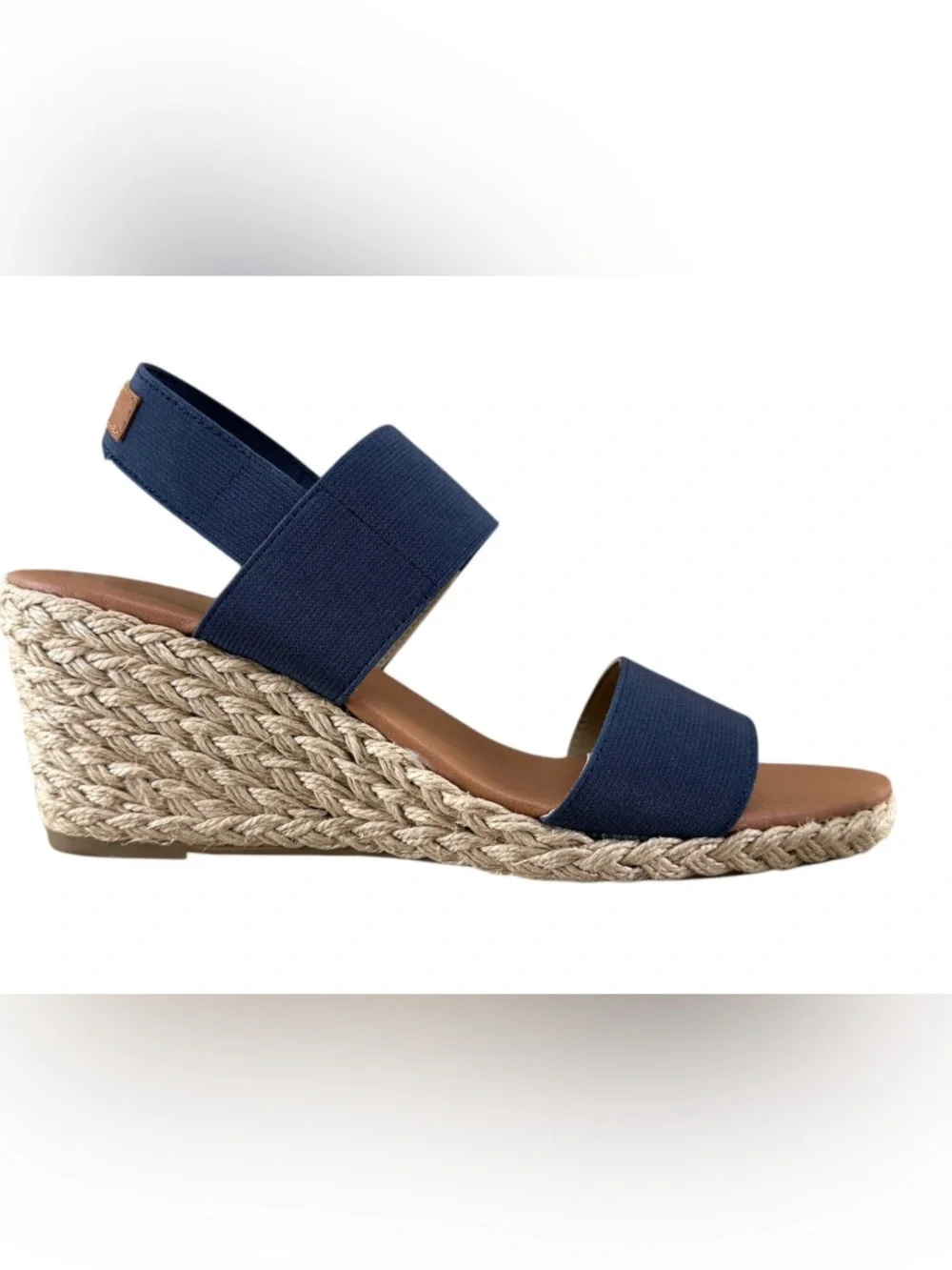 Tommy Bahama Sakura Navy Espadrille Wedge Sandal